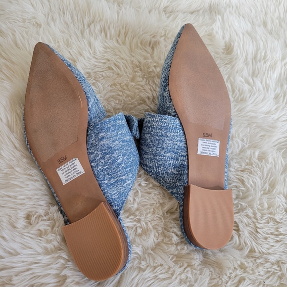 Jeffrey Campbell Textured Blue Mules - Picture 7 of 8